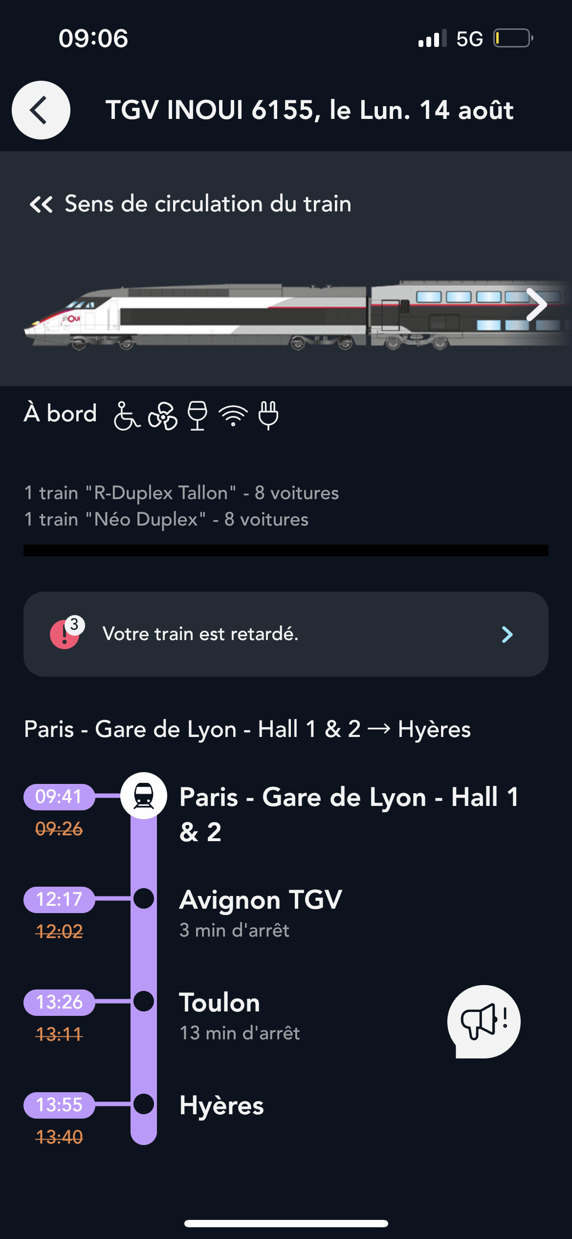Détail du train